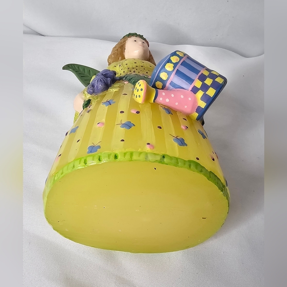 Debbie Mumm Botanical Garden Fairy Candle 2002 Boston Warehouse Figural New Tag - Picture 7 of 11